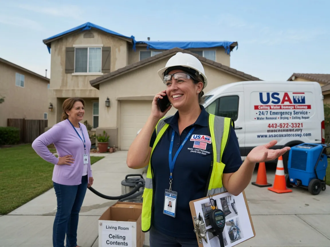 Ceiling Water Damage Restoration Kenefic, OK FAQs
